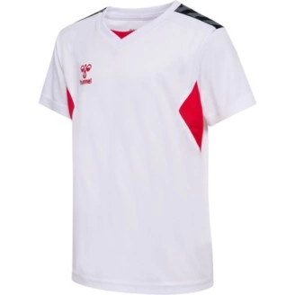 Maillot Hmlauthentic blanc/rouge Junior Hummel | Le spécialiste handball espace-handball.com