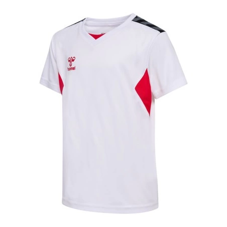 Maillot Hmlauthentic blanc/rouge Junior Hummel - Espace-Handball.com