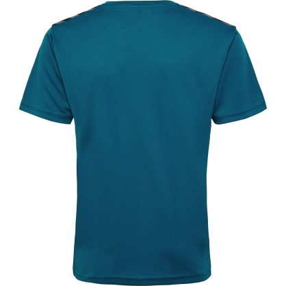 Maillot Hmlauthentic Bleu coral/jaune fluo Junior Hummel - Espace-Handball.com