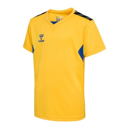 Maillot Hmlauthentic jaune/bleu Junior Hummel - Espace-Handball.com