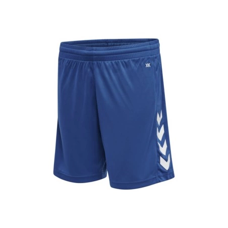 Short Core XK Hummel Junior Bleu/Blanc | Le spécialiste handball espace-handball.com