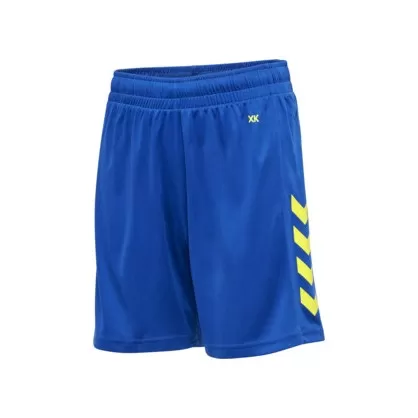 Short Core XK Hummel Junior Bleu/Jaune - Espace-Handball.com