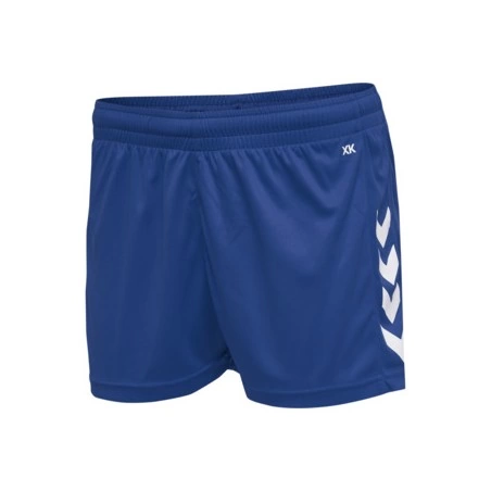Short Core XK Hummel Femme Bleu/Blanc | Le spécialiste handball espace-handball.com