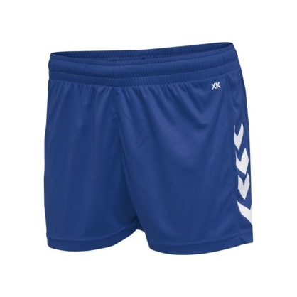 Short Core XK Hummel Femme Bleu/Blanc - Espace-Handball.com