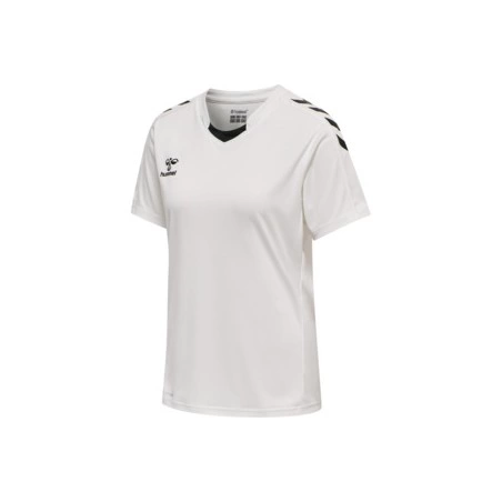 Maillot Core XK Hummel Femme blanc noir - Espace-Handball.com