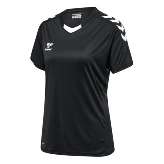 Maillot Core XK Hummel Femme noir blanc | Le spécialiste handball espace-handball.com