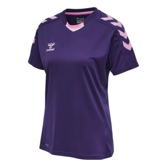 Maillot Core XK Hummel Femme violet blanc | Le spécialiste handball espace-handball.com