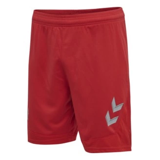 Short Hmllead Hummel Rouge Junior | Le spécialiste handball espace-handball.com