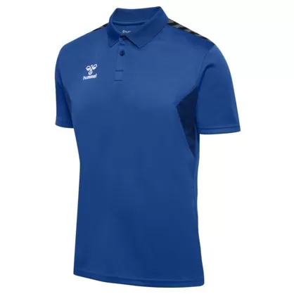 Polo Hmlauthentic functional Hummel Bleu roy - Espace-Handball.com
