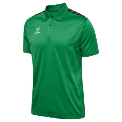 Polo Hmlauthentic functional Hummel Vert - Espace-Handball.com