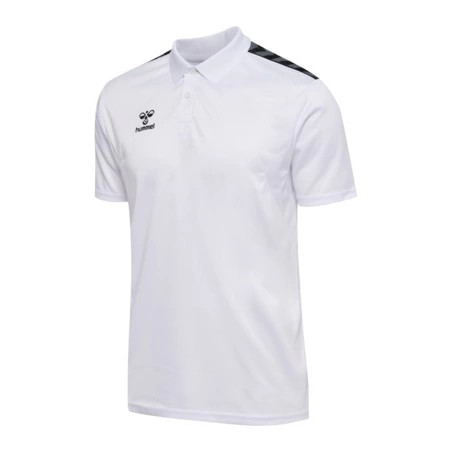 Polo Hmlauthentic functional Hummel blanc | Le spécialiste handball espace-handball.com