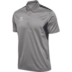 Polo Hmlauthentic functional Hummel Gris - Espace-Handball.com