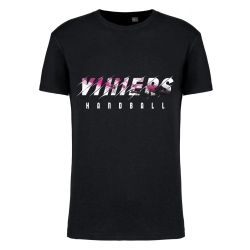 T-shirt noir Vihiers Handball - Espace-Handball.com