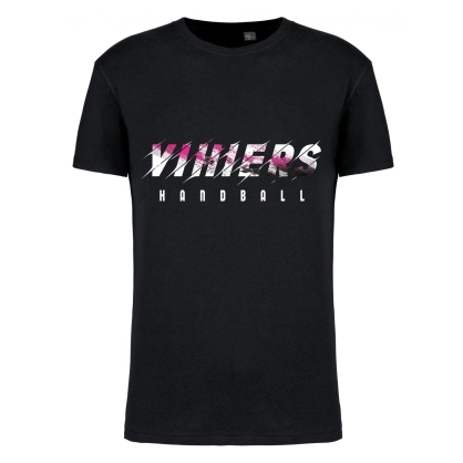 T-shirt noir Vihiers Handball - Espace-Handball.com