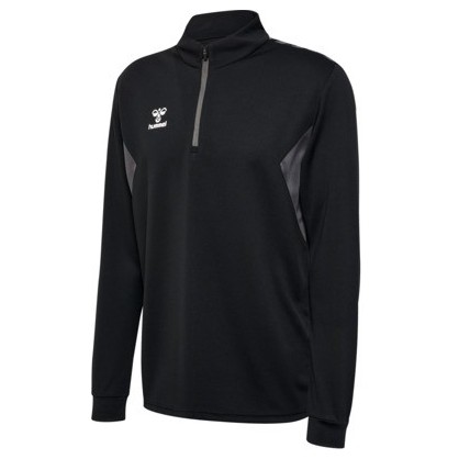 Sweat Hmlauthentic 1/4 Zip Hummel noir - Espace-Handball.com
