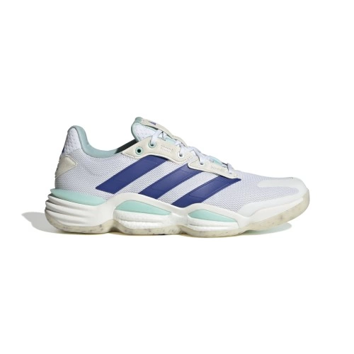 Chaussures Stabil 16 Adidas Blanc/Bleu | Le spécialiste handball espace-handball.com