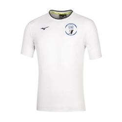 T-shirt MIZUNO Bleu roy ou Blanc OBH - Espace-Handball.com