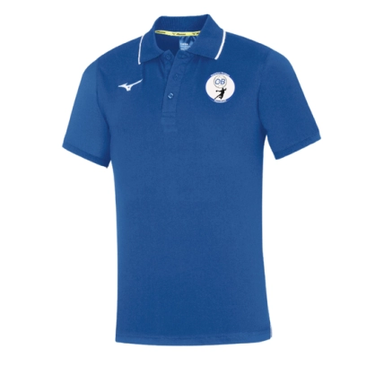 Polo MIZUNO Bleu roy/Blanc OBH - Espace-Handball.com