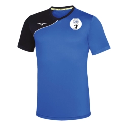Maillot d'entraînement MIZUNO Bleu/Noir OBH - Espace-Handball.com