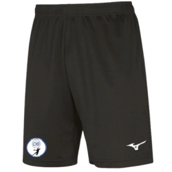 Short d'entraînement MIZUNO Noir/Bleu OBH - Espace-Handball.com