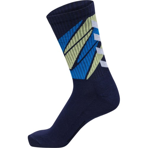 Chaussettes Handball HMLGraphic Hummel Marine/Jaune | Le spécialiste handball espace-handball.com