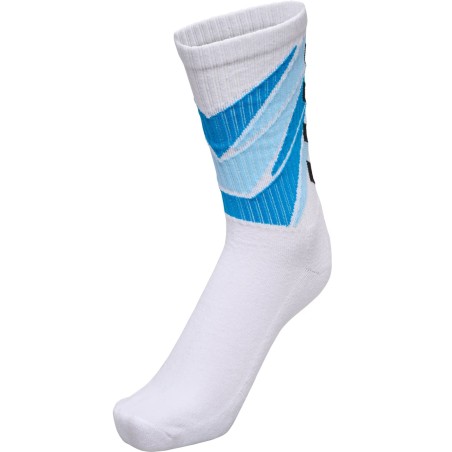 Chaussettes Handball HMLGraphic Hummel Blanc/Bleu ciel