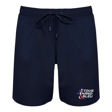 Short de bain Tous Hand Bleu - Espace-Handball.com