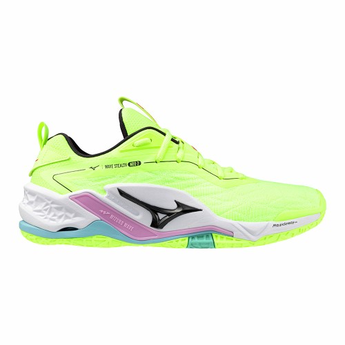 Chaussures Wave Stealth 2 Jaune Mizuno | Le spécialiste handball espace-handball.com