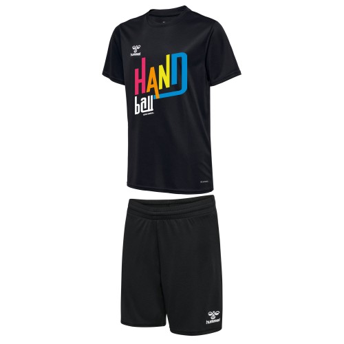 Ensemble Ball Hummel Noir Junior | Le spécialiste handball espace-handball.com