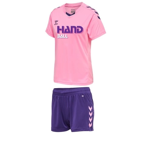 Ensemble HBALL Femme Hummel Rose | Le spécialiste handball espace-handball.com