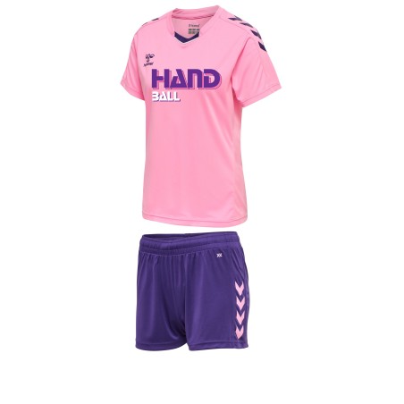 Ensemble HBALL Femme Hummel Rose | Le spécialiste handball espace-handball.com