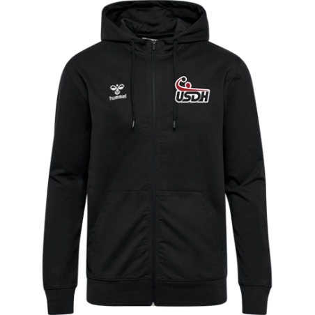 Veste zip à Capuche USDH Hummel Adulte/Junior