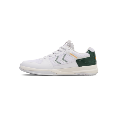 Chaussures Power Play Pro Hummel blanc/vert | Le spécialiste handball espace-handball.com