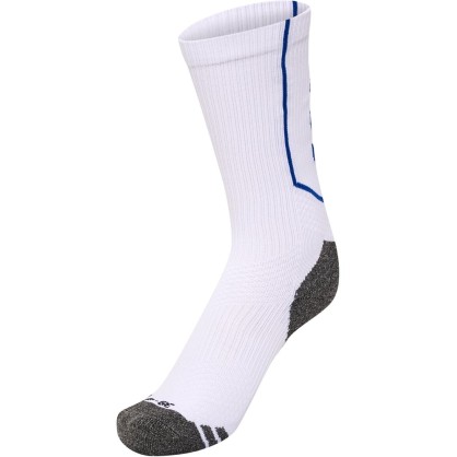Chaussettes hmlPro Training Hummel Blanc/Bleu - Espace-Handball.com
