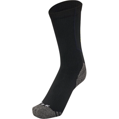Chaussettes hmlPro Training Hummel Noir/Jaune - Espace-Handball.com