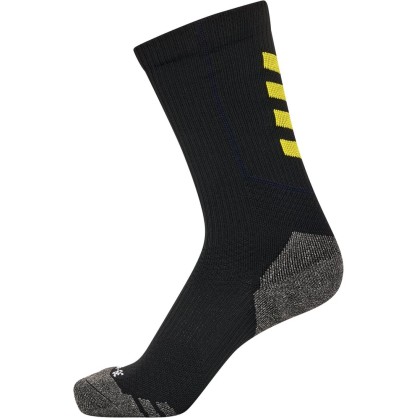 Chaussettes hmlPro Training Hummel Noir/Jaune - Espace-Handball.com