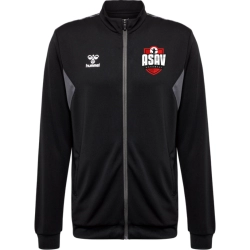 Veste zippée Hummel Noir ou Rouge ASAV Handball - Espace-Handball.com
