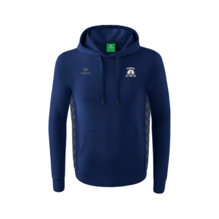 Sweat à capuche Erima bleu marine CSC Le Mans