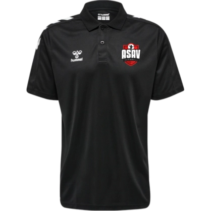 Polo Hummel Noir ou Rouge ASAV Handball - Espace-Handball.com