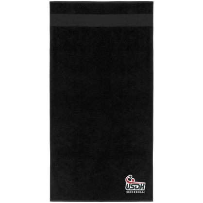 Serviette de bain Noir Hummel USDH Hummel - Espace-Handball.com