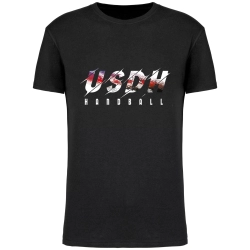 Tee-Shirt Noël Noir USDH Adulte / Junior - Espace-Handball.com