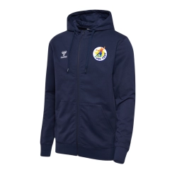 Veste zip capuche Marine Hummel HBC SENS - Espace-Handball.com