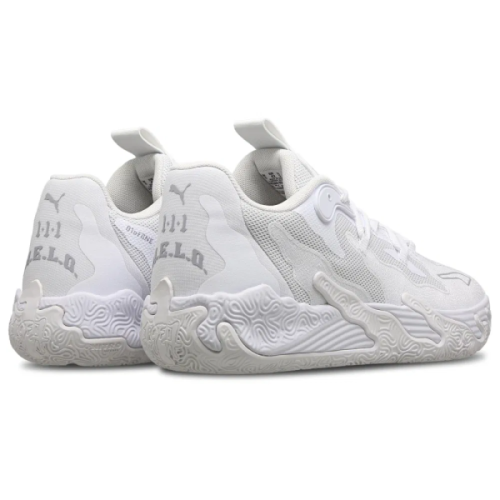 Chaussures MB.03 Basses Puma Junior Blanches