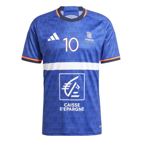 Maillot Équipe de France Handball D. Mem Adidas Bleu Junior