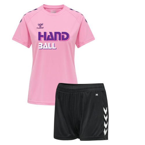 Ensemble HBALL Junior Hummel Rose | Le spécialiste handball espace-handball.com