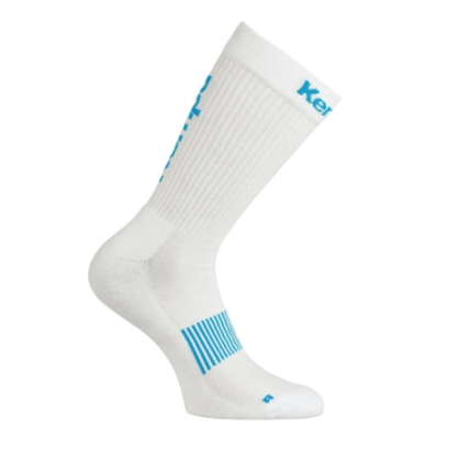 Chaussette Kempa Blanc/Bleu Ciel TCHB - Espace-Handball.com