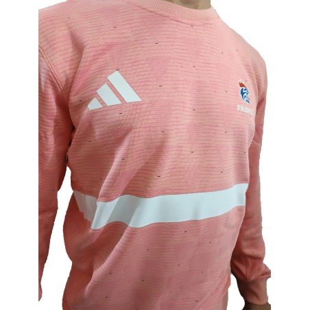 Sweat Gardien Équipe de France Handball Adidas Rose