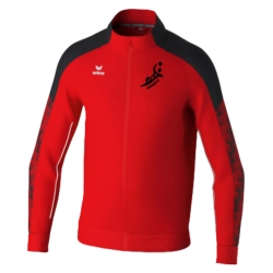Veste zip ERIMA rouge/noir HBC SIERENTZ - Espace-Handball.com