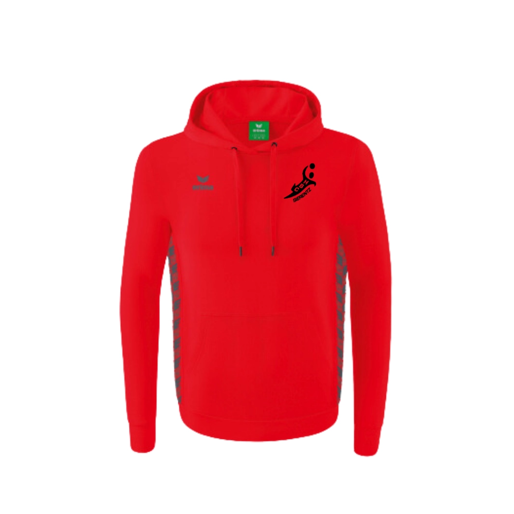 Sweat capuche rouge ERIMA HBC SIERENTZ