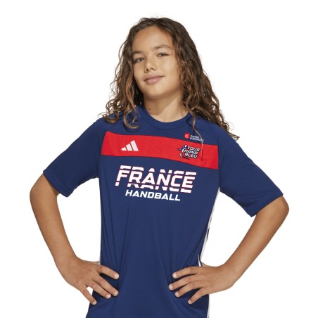 Maillot Junior France Handball '25 Adidas | Le spécialiste handball espace-handball.com